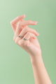 Nature-inspired pearl ring handcrafted in Vietnam – Argenté Jewelry