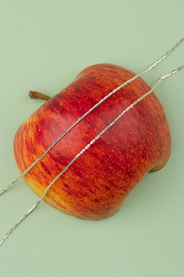 Nature-inspired boho-chic jewelry – The Apple Gleam Necklace captures the radiant shimmer of ripened apples in morning light