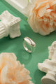 Serenity Band - aMinimalist sterling silver ring inspired by celestial lightArgente Jewelry