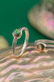 Delicate pearl and silver ring from the Mother of Pearl Collection

