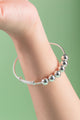 Star-inspired sterling silver bangle – A meaningful piece that reflects the universe within you
