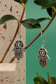 Elegant, lightweight sterling silver earrings – The Hamsa Grace Earrings blend history with modern sophistication