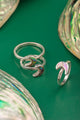 Moonlight-inspired silver ring for women – handcrafted in Vietnam