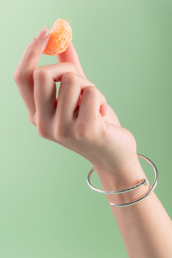 925 silver minimalist bracelet – handcrafted jewelry for modern vintage stye