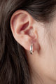 A handcrafted sterling silver earring set, made in Hoi An, Vietnam, and polished in London, ON, Canada